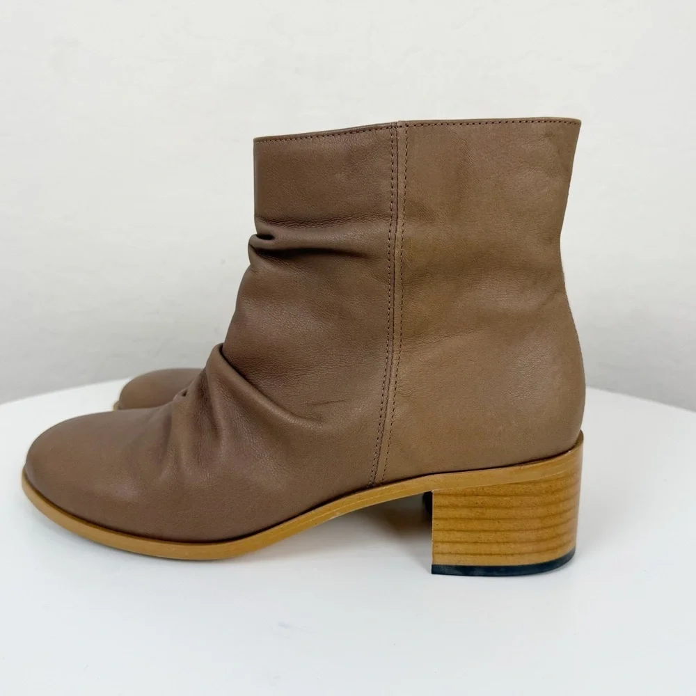 Anthropologie Maia Honey Ankle Boots